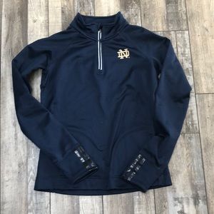 Adidas Notre Dame Quarter zip